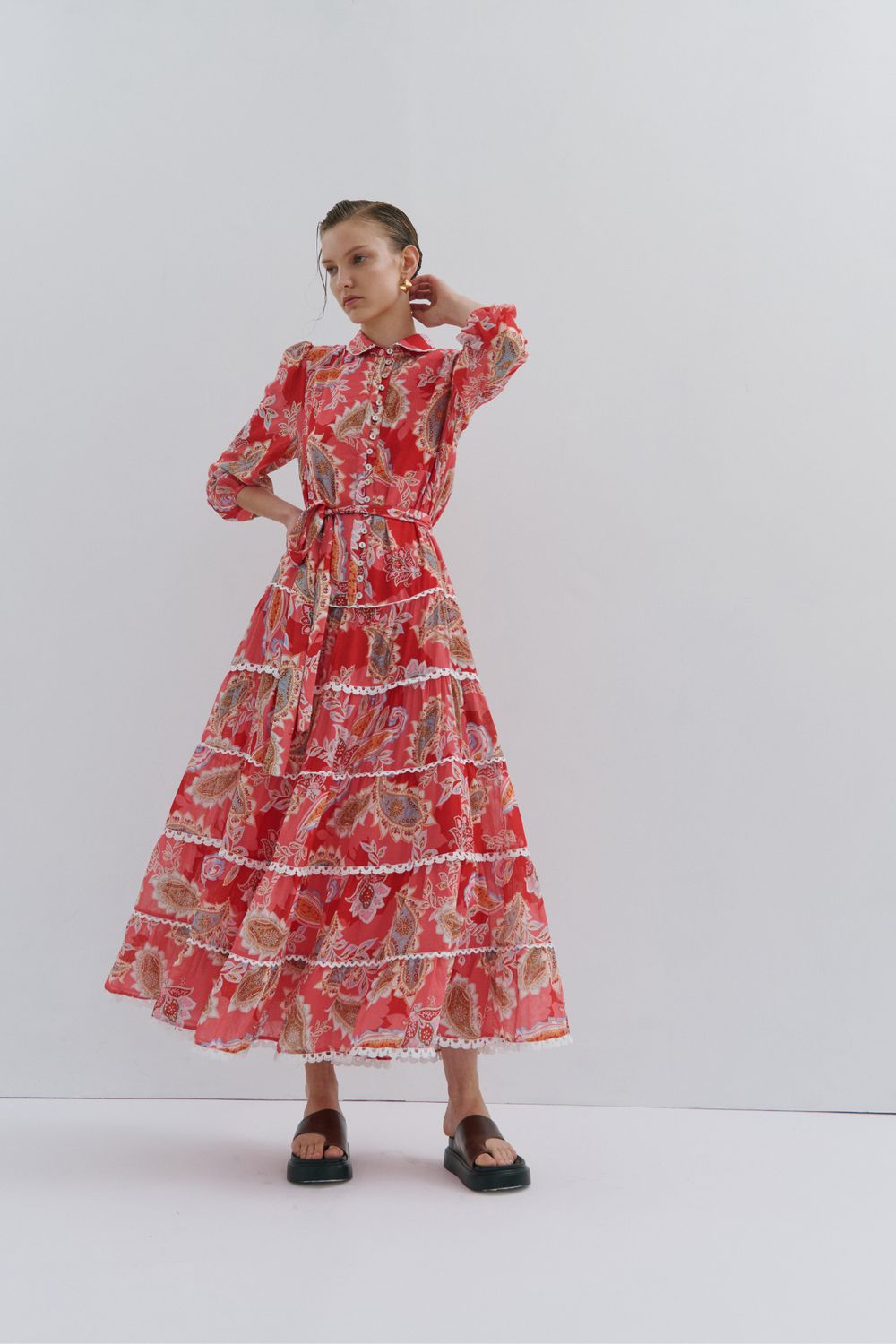 MAEVARII Grace Maxi Dress Queen of hearts