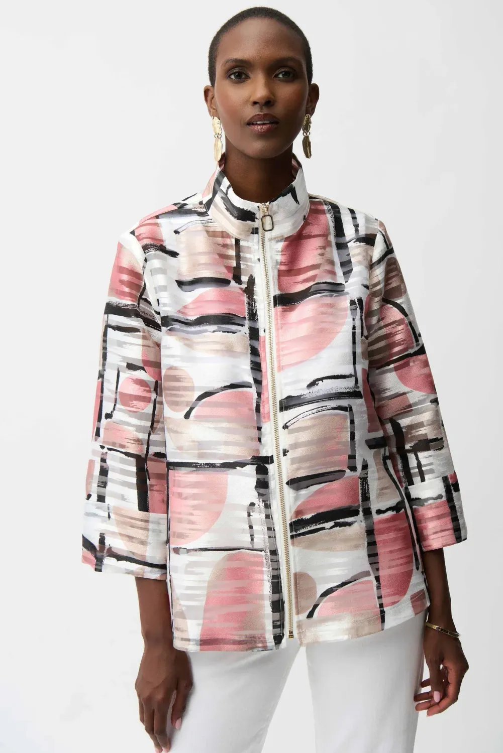 Joseph Ribkoff Organza Abstract Jacket 261052