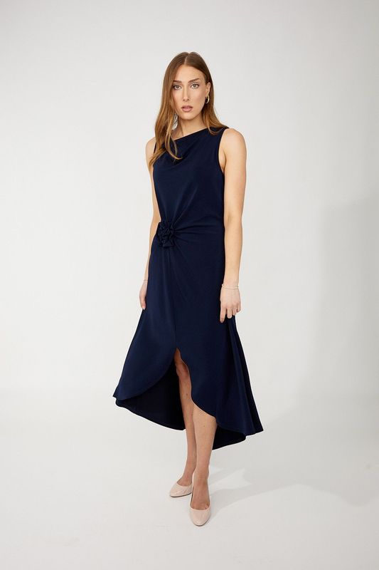 Frank Lyman Midnight Blue Knit Dress 254009 Frank Lyman Midnight Blue Knit Dress 254009