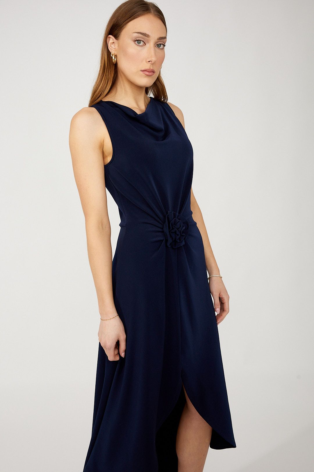 Frank Lyman Midnight Blue Knit Dress 254009