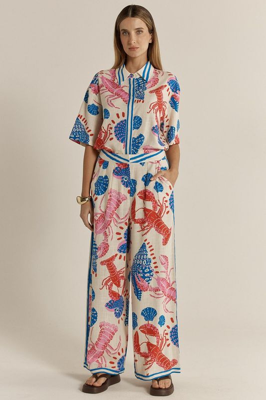 Fate+Becker Soleil Shirt Lobster Fate+Becker Soleil Shirt Lobster