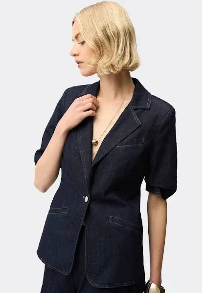 Joseph Ribkoff Denim Fitted Jacket 261968 Joseph Ribkoff Denim Fitted Jacket 261968