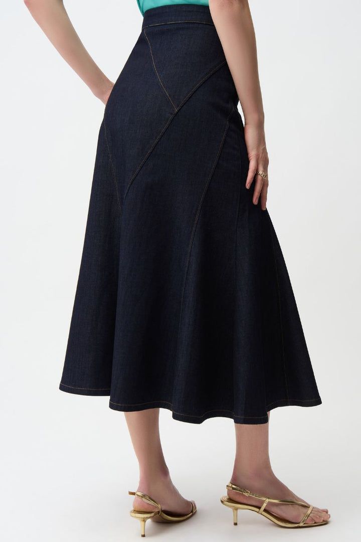 Joseph Ribkoff Denim Flared Skirt 261969