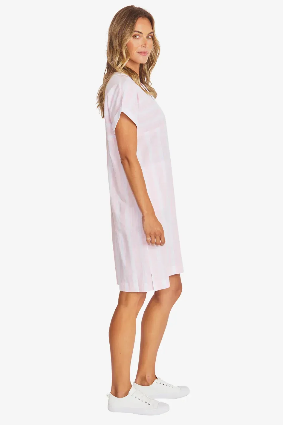 Ping Pong White/Pearl Miranda Pink Dress