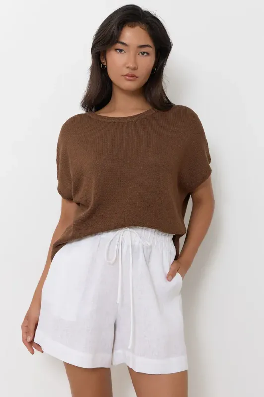 Adorne Billy Linen Short Adorne Billy Linen Short