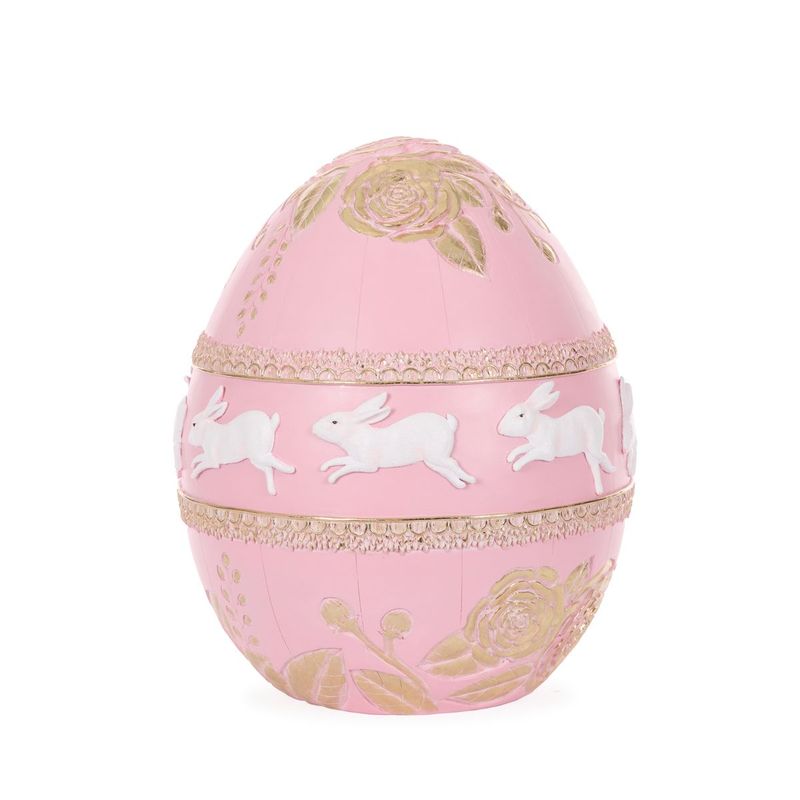 Holly & Ivy GRAND PINK ROSETTE EGG FSK026
