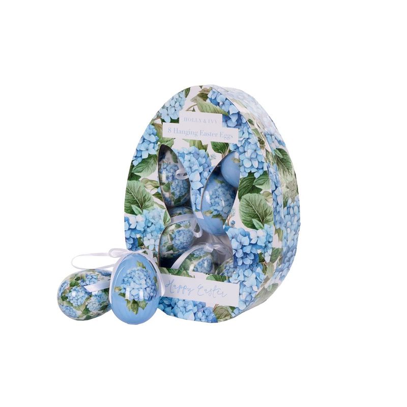 Holly and Ivy EASTER EGG GIFT BOX - BLUE HYDRANGEA FEQ002