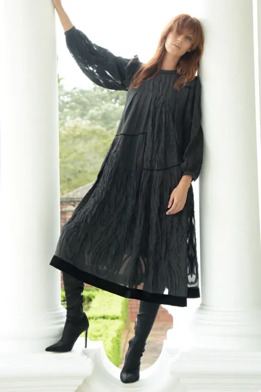 Trelise Cooper My Precious Heart Dress BLACK TC52658