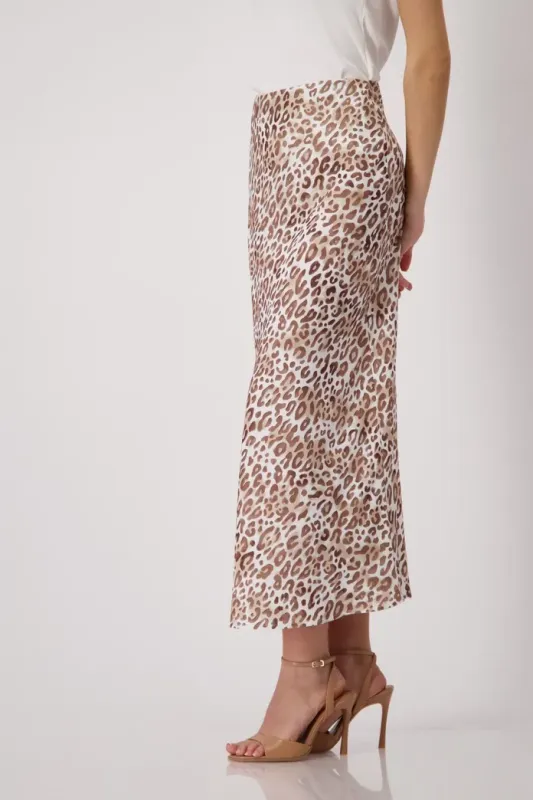 Monari Long Skirt Leopard Pattern 409863MNR