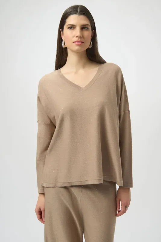 Joseph Ribkoff  Sweater Top Fawn 244921F25