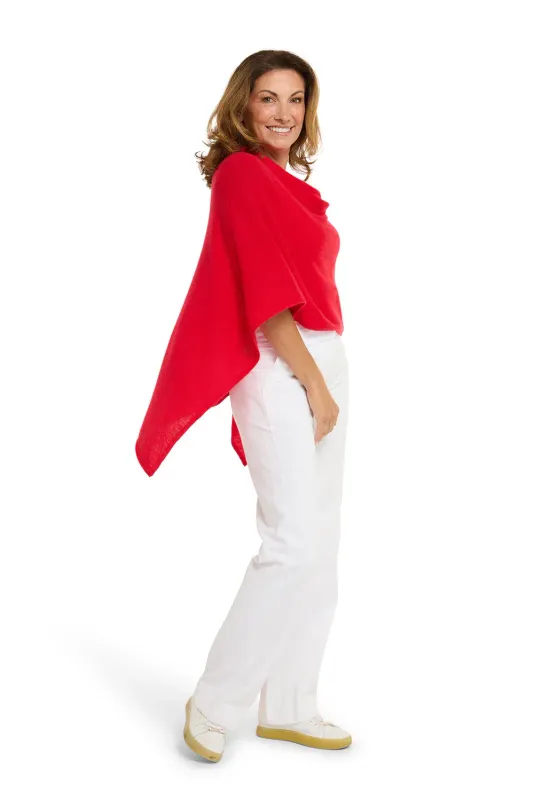 Alashan Cashmere Topper Red