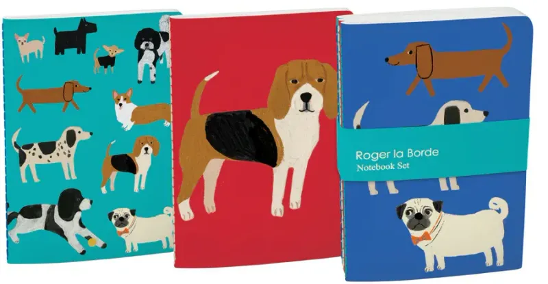 Roger La Borde Shaggy Dogs A6 Softback Notebook Set