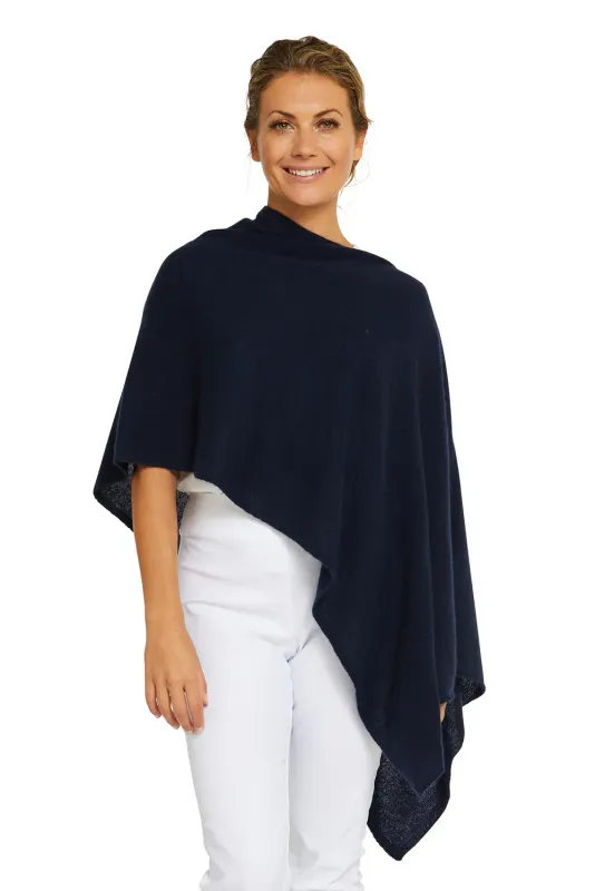 Alashan Cashmere Topper Indigo
