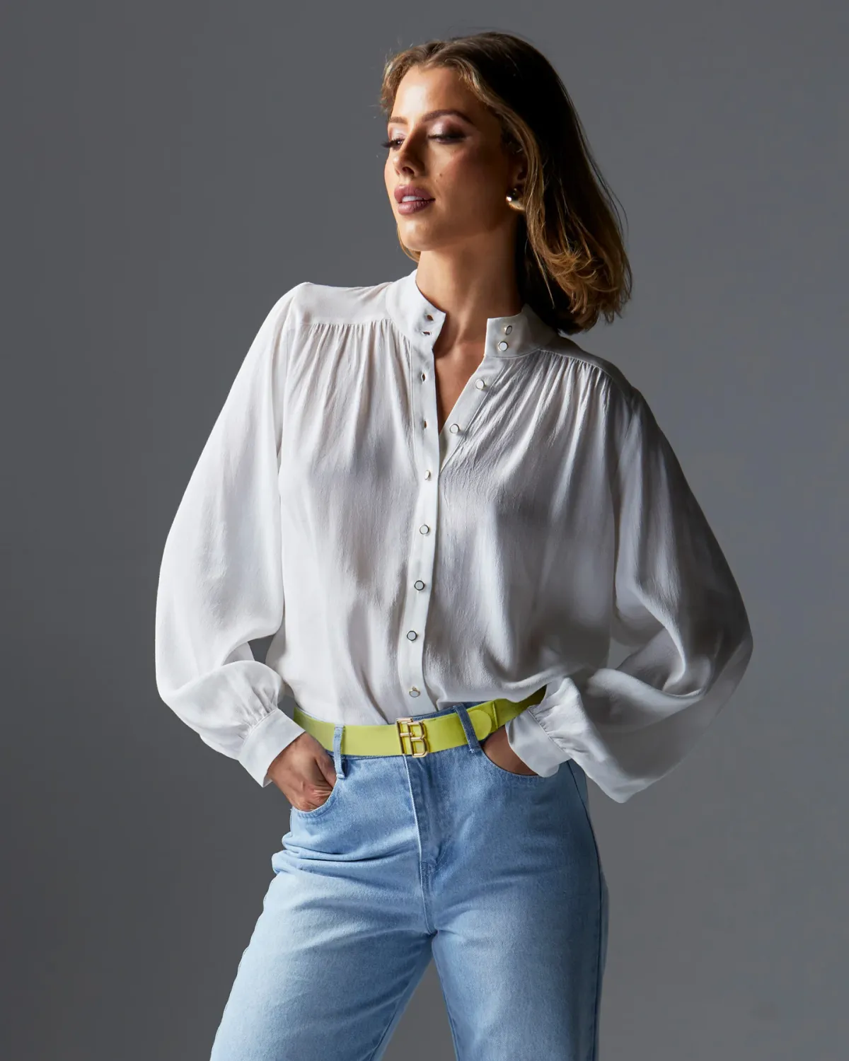 Fate+Becker Loyal Blouse Ivory 17082TWFA