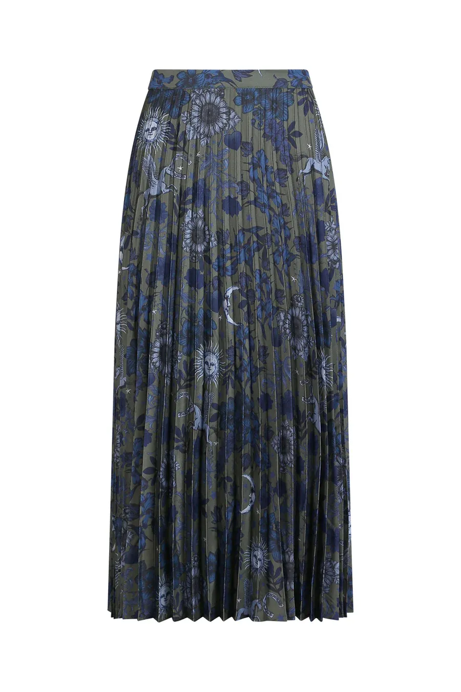 Loobie's Story Olive Multi Greenwich Skirt