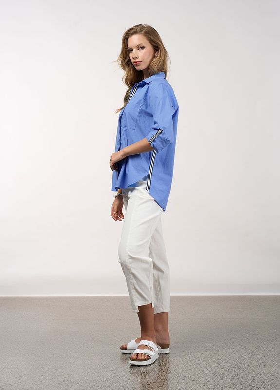 Madly Sweetly Mixed Media Shirt MS1613