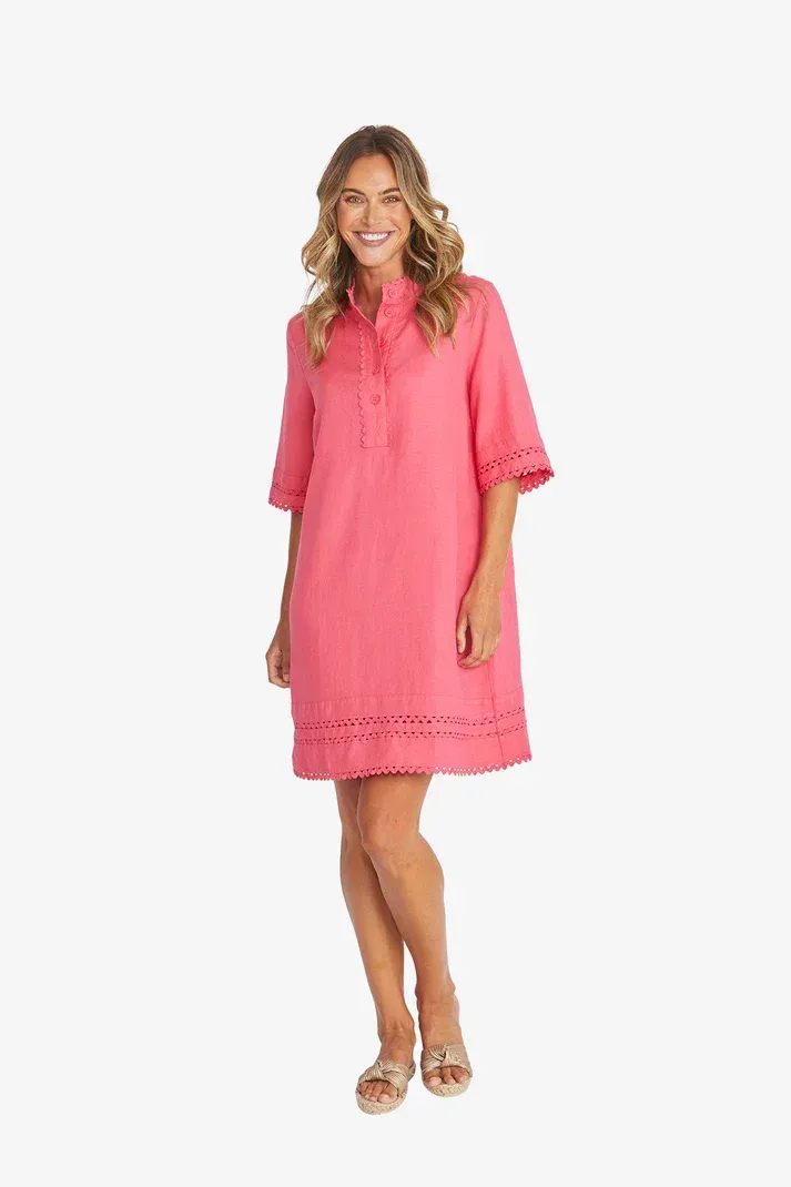 Ping Pong Rickie Dress Azalea