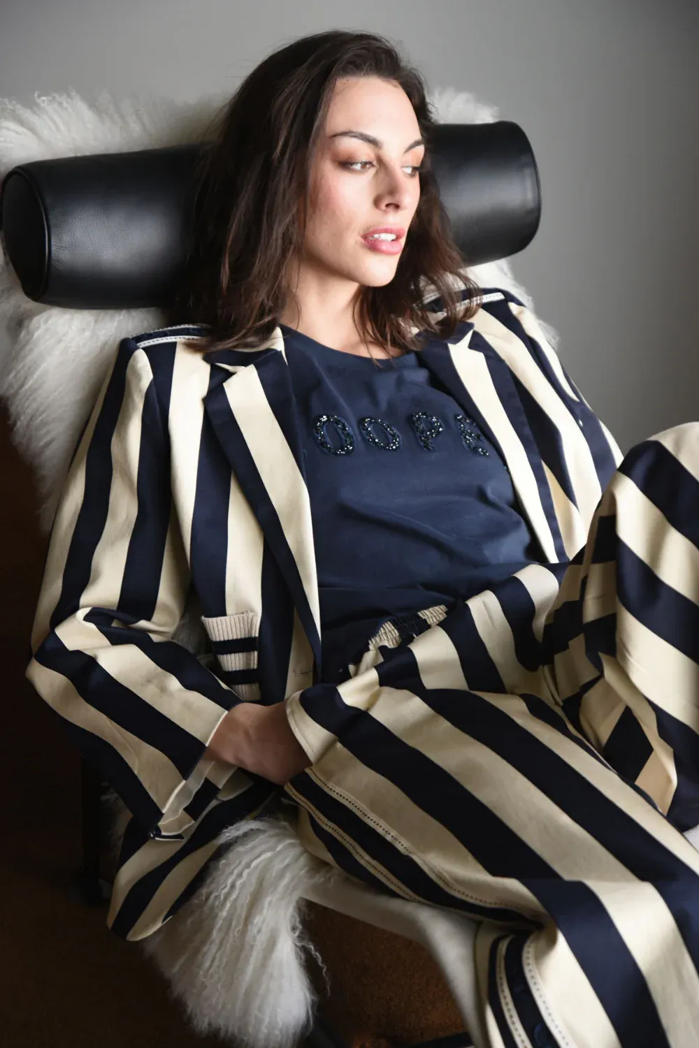 Cooper Club Navy Stripe Jacket Pre-Order