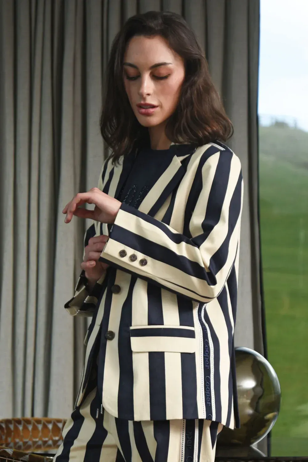 Cooper Club Navy Stripe Jacket Pre-Order