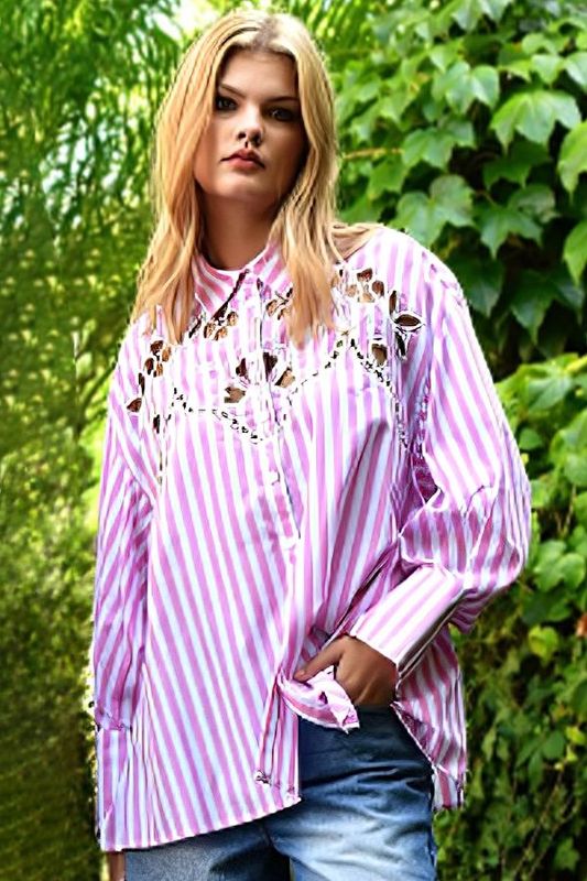 COOP Cut to the Chase Shirt Pink/White