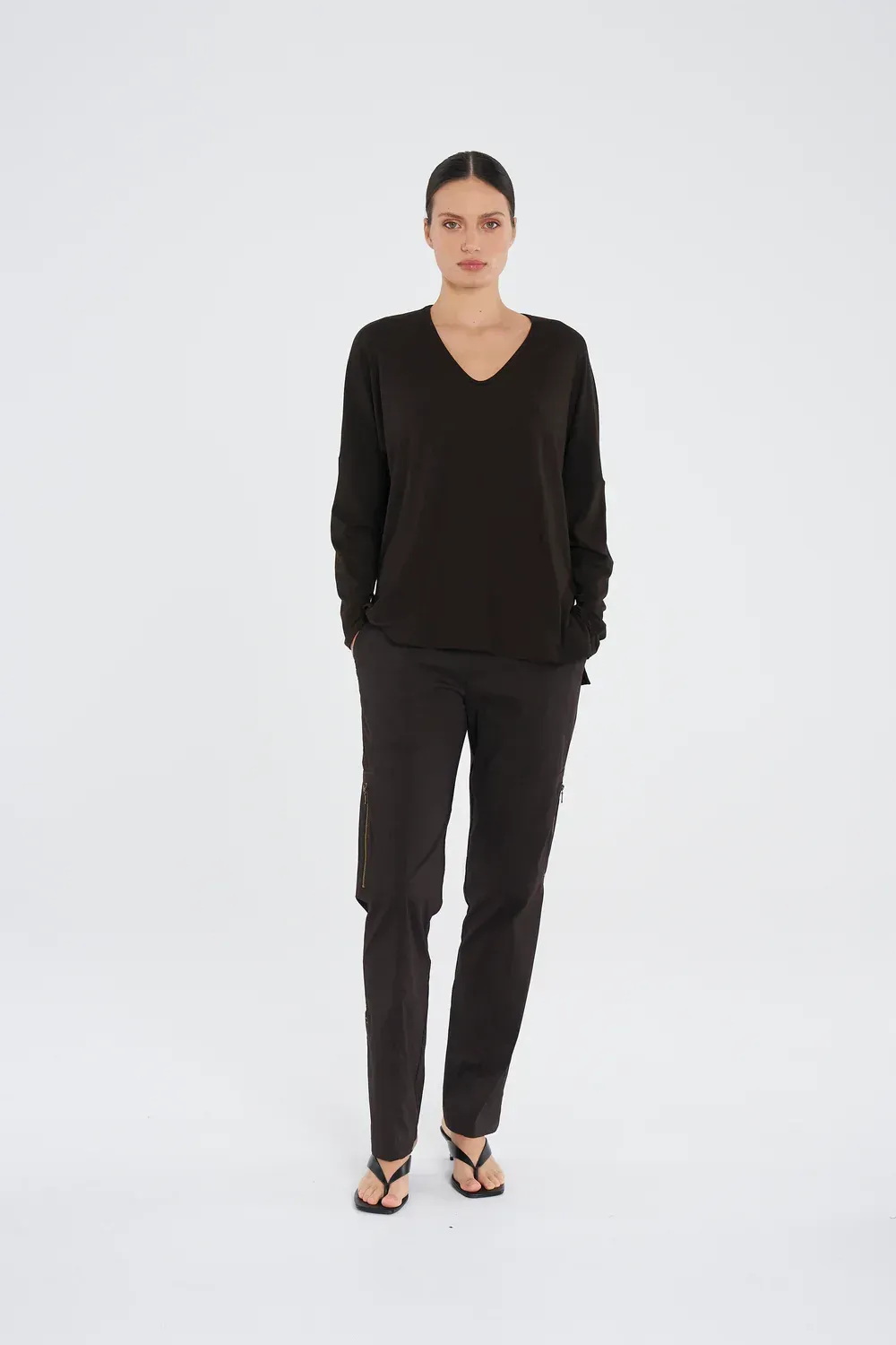 Mela Purdie Zip Cargo P65 1376 Black