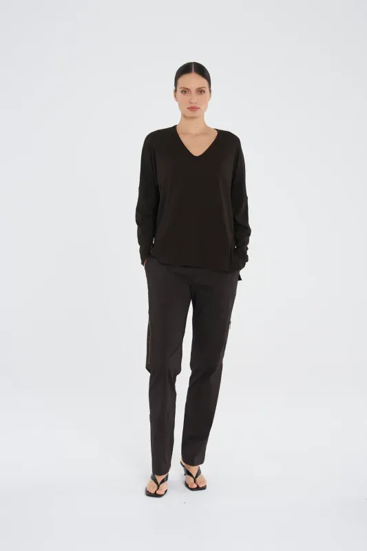 Mela Purdie Zip Cargo P65 1376 Black