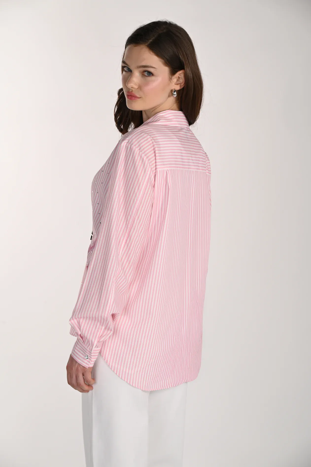 Frank Lyman Blouse Pink/Off White 261609