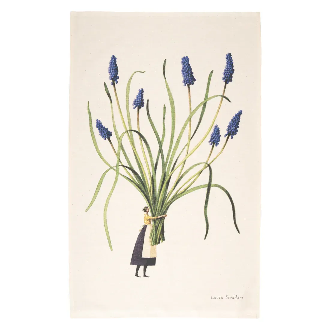 Laura Stoddart Tea Towel Muscari