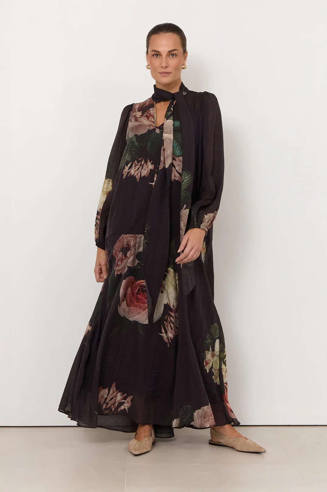 Adorne Penelope Chandon Print Maxi Dress (Print)