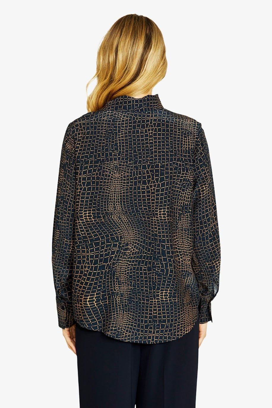 Ping Pong Alligator Button Blouse