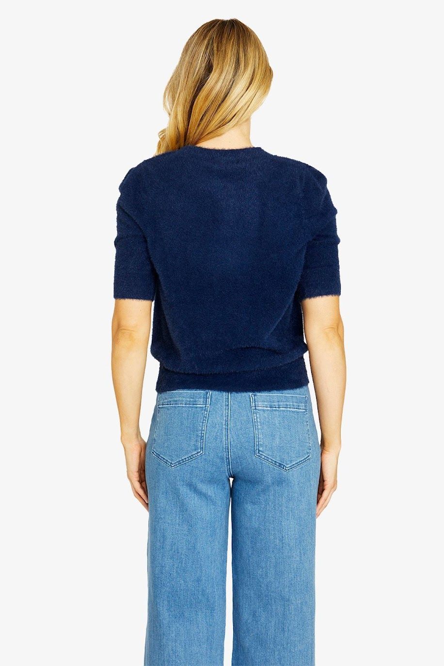 Ping Pong Remi Short Sleeve Fluffy Pullover