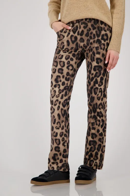 Monari Leo Allover Slip on Pant 809182