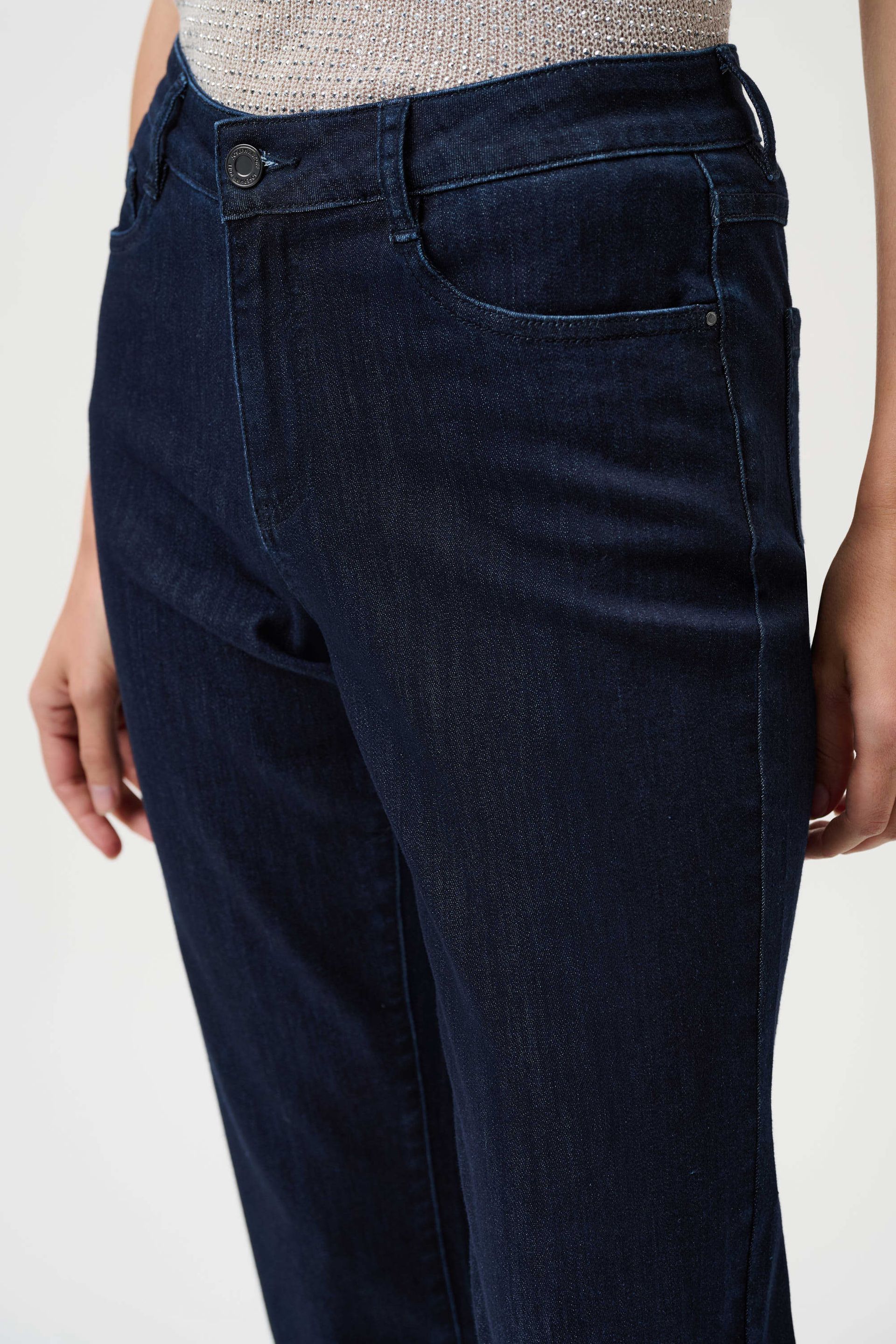 Joseph Ribkoff Gia Classic Slim Fit Stretch Jeans Dark Denim 251966