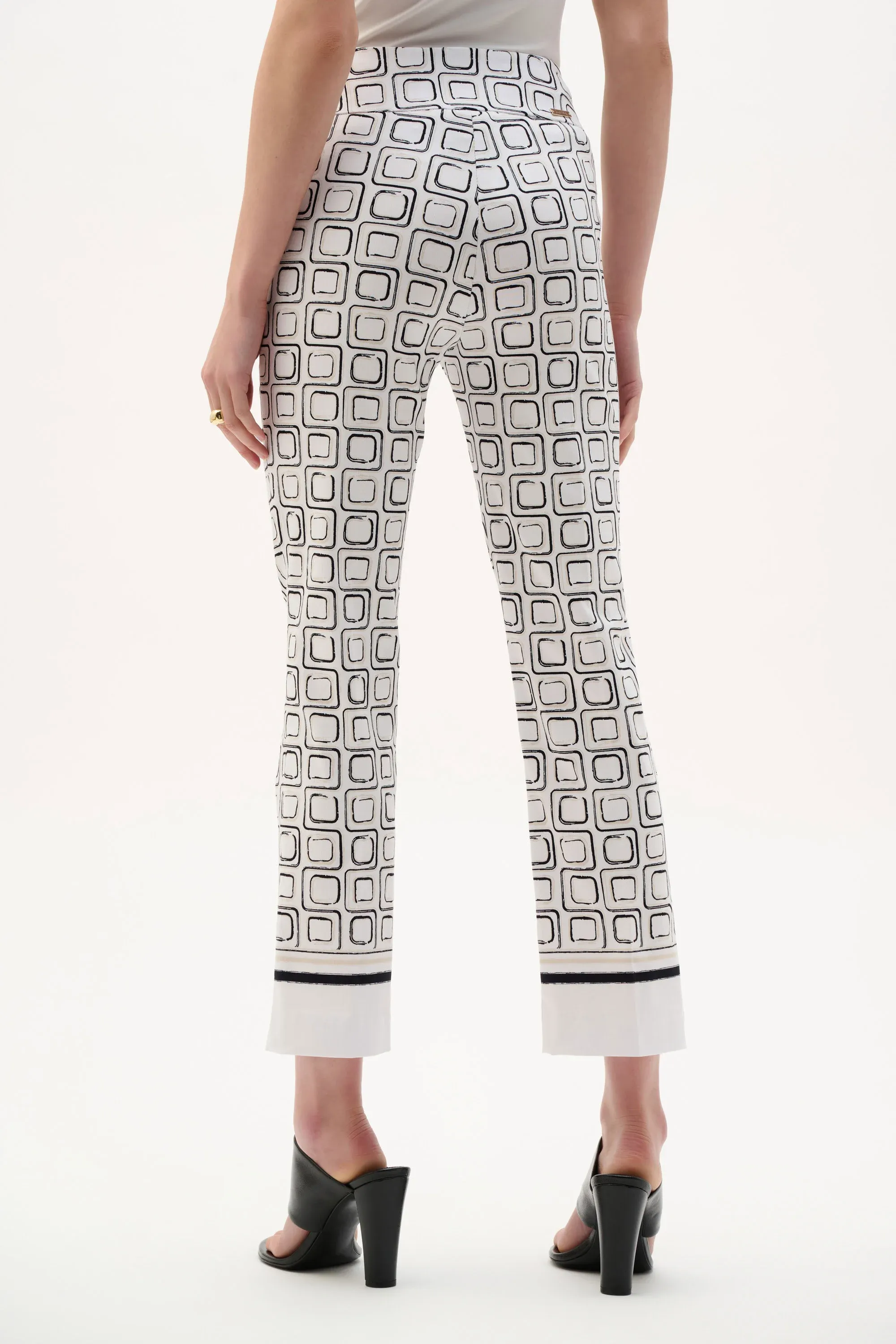 Joseph Ribkoff Millennium Printed Straight Pull-On Pants 262206