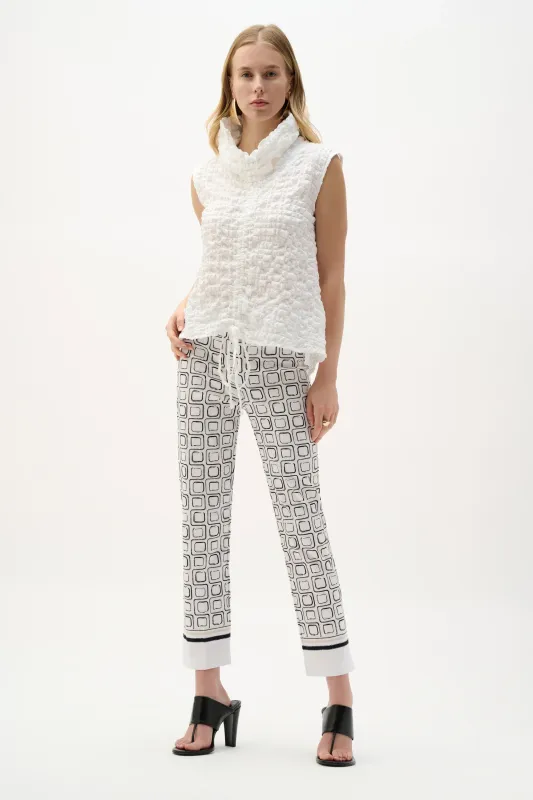 Joseph Ribkoff Millennium Printed Straight Pull-On Pants 262206