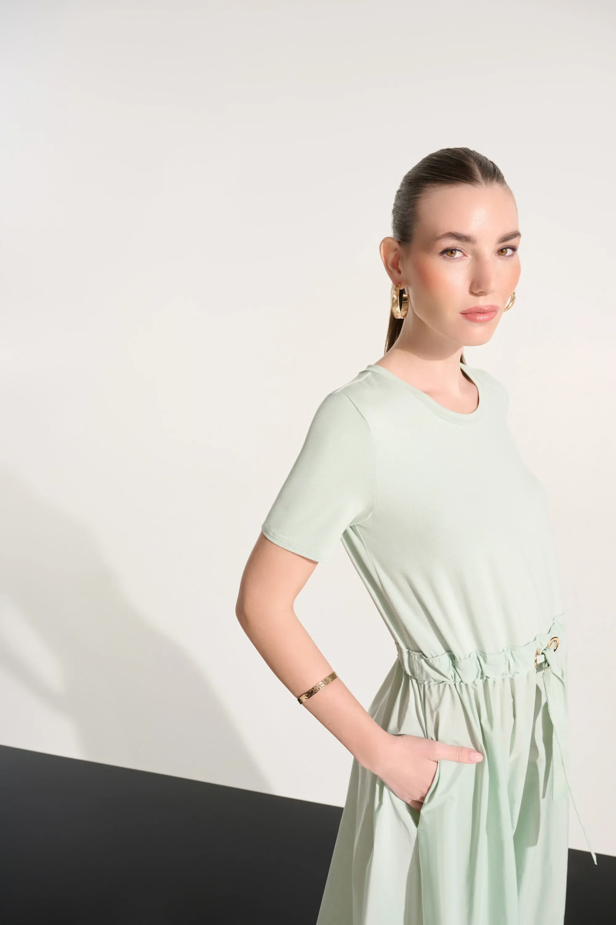 Joseph Ribkoff Jersey And Memory Fit & Flare Dress 262627