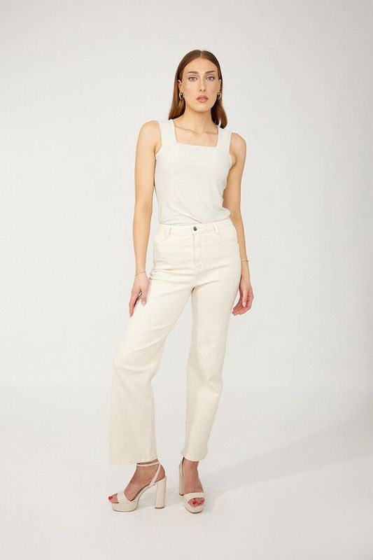 Frank Lyman Mid Rise Full Length Pants 254981