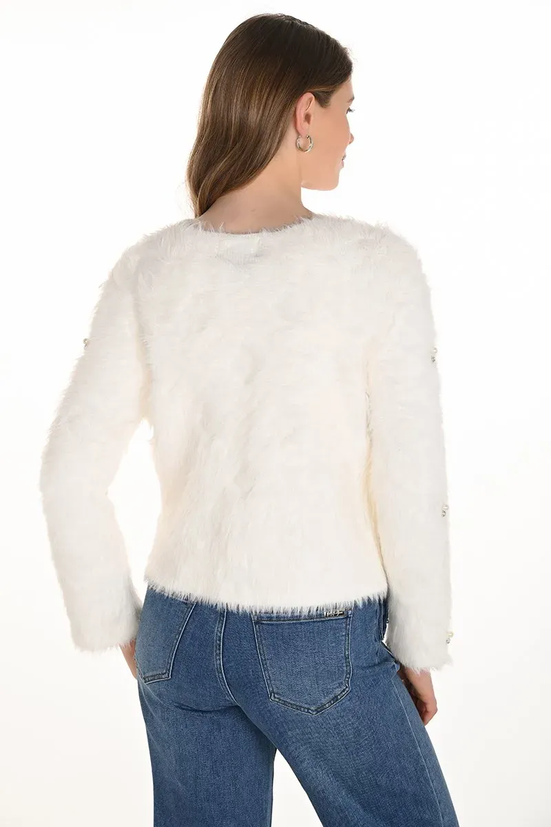 Frank Lyman Off White Soft Cardigan 254950