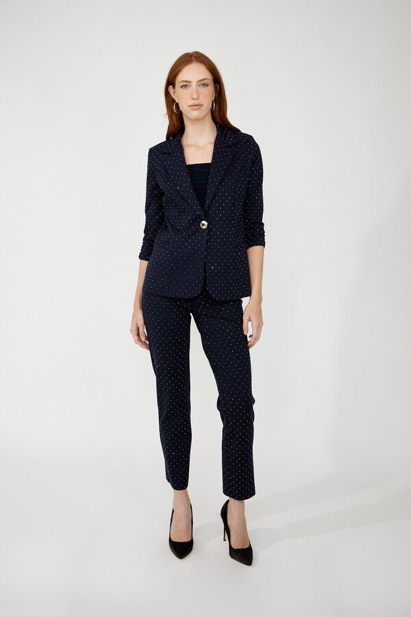 Frank Lyman Slim Fit Navy Pants 254228