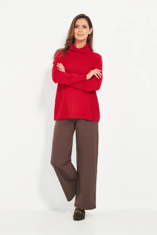 Verge Duchess Sweater Flame 10765F