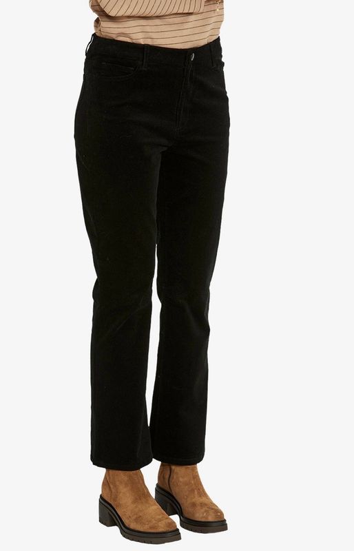 Pingpong Cord Black Pants