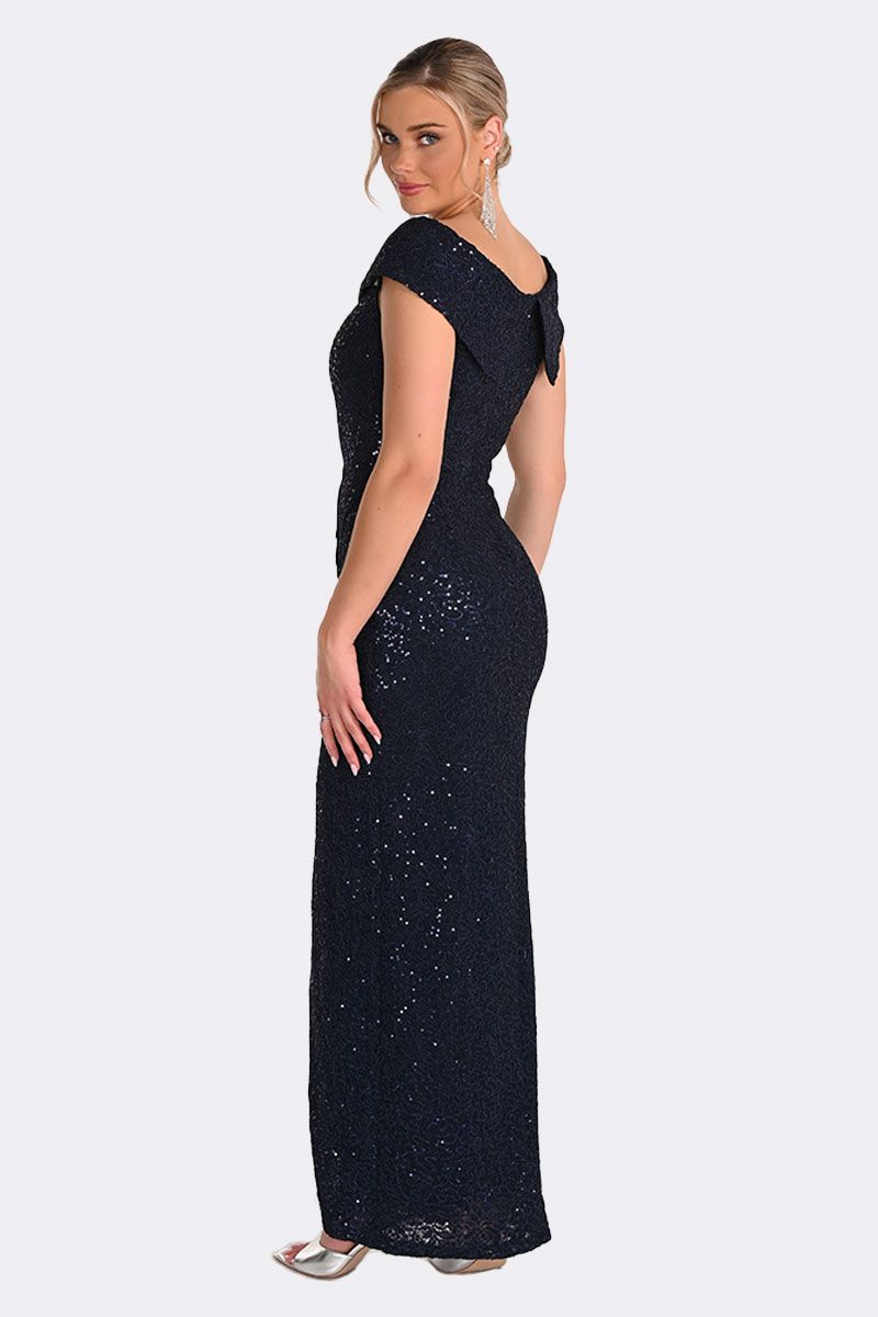 Frank Lyman Off Shoulder Lace Dress 268186