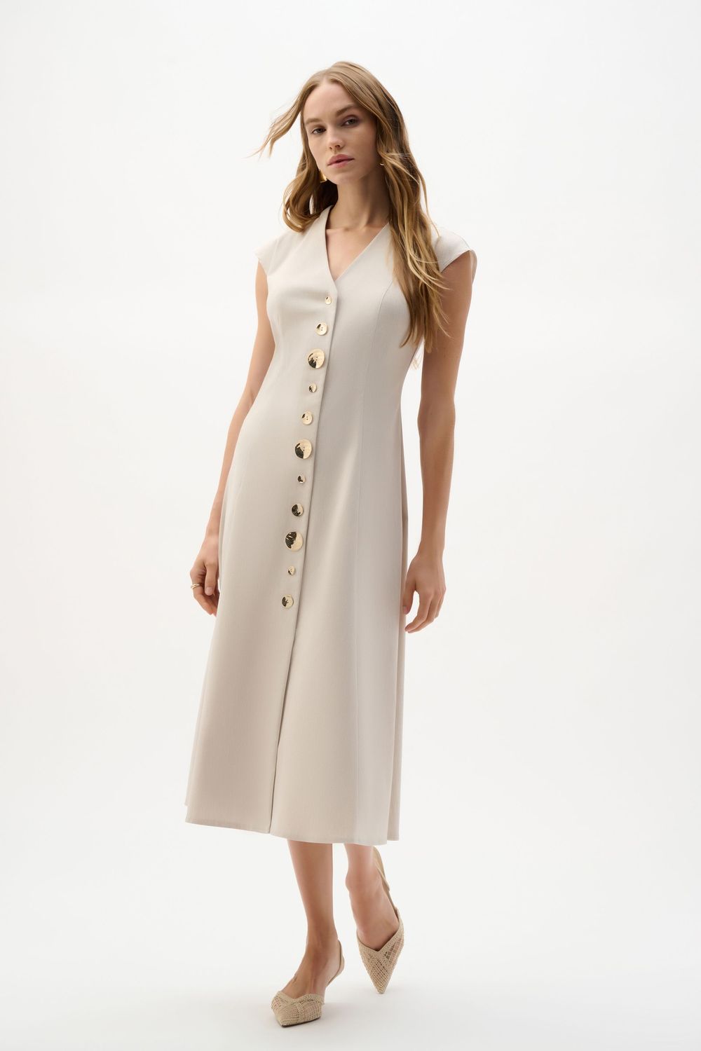 Joseph Ribkoff Melange Millennium Fit & Flare Dress 262129