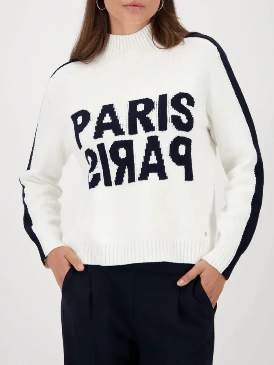 Monari Off White Paris Jumper 809114MNR