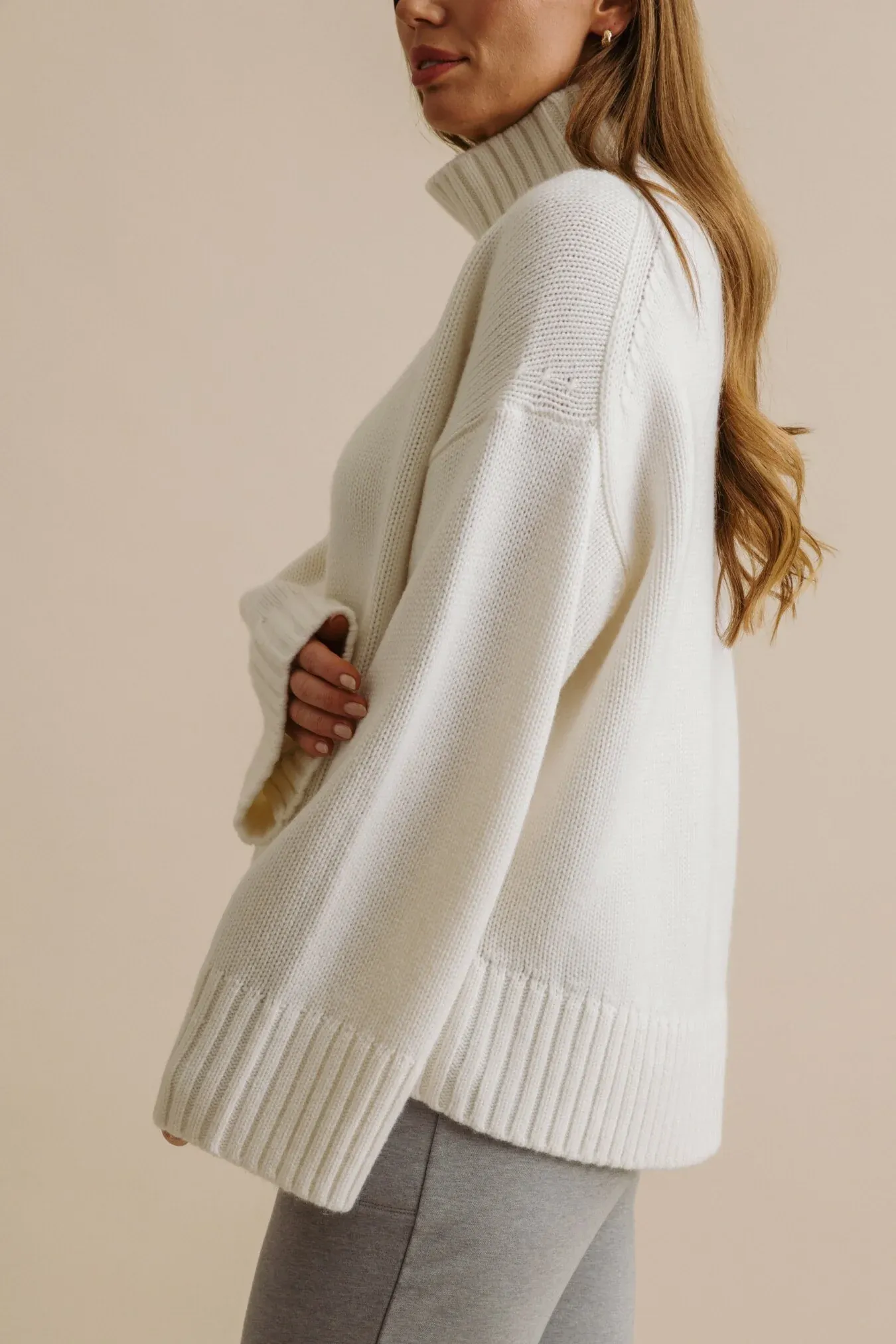 Talamaya Elevate Mock Merino Cashmere Pullover TALWO62