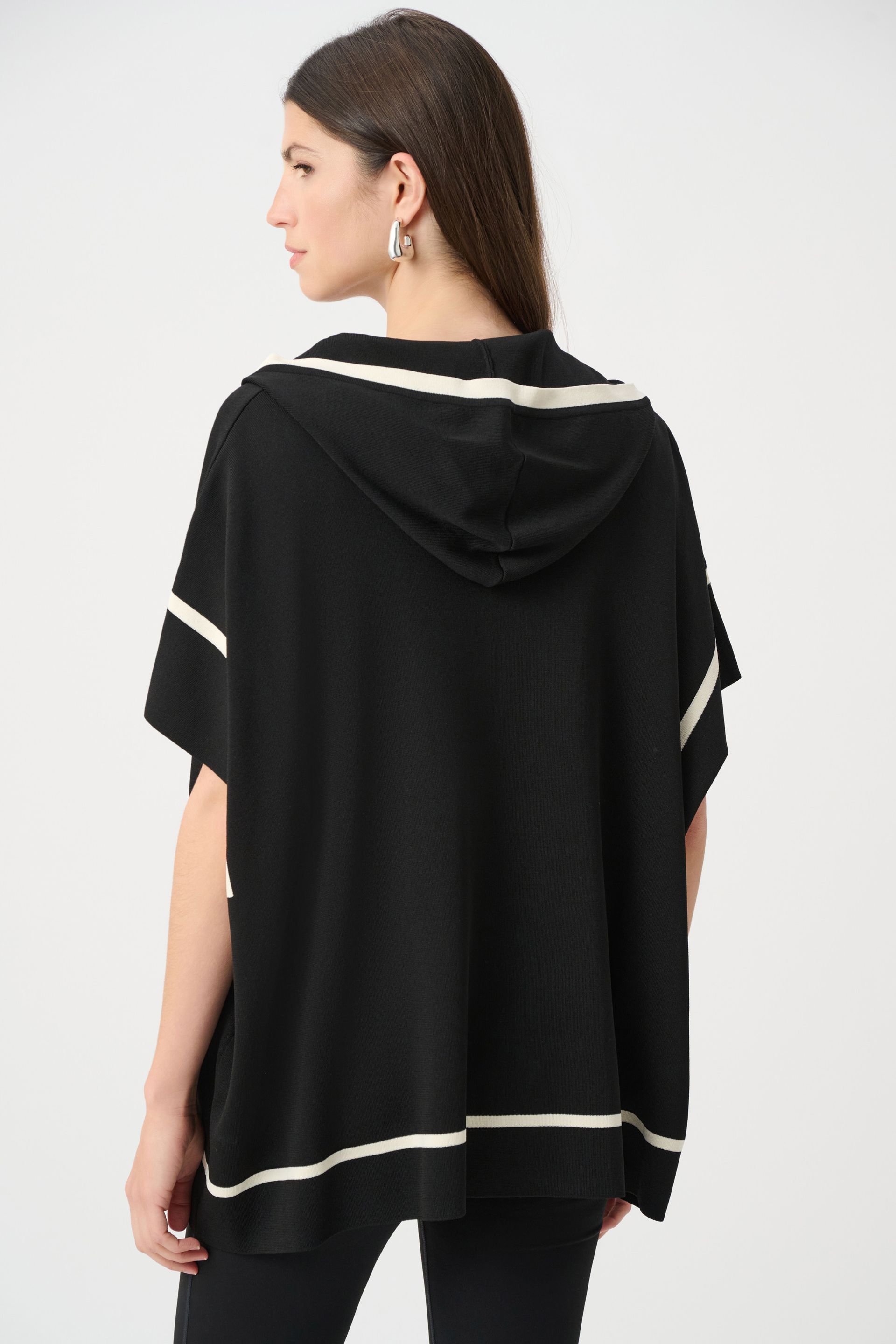 Joseph Ribkoff Viscose Hooded Boxy Jacket 263639