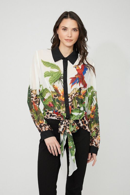 Frank Lyman Embroidered Blouse 261617