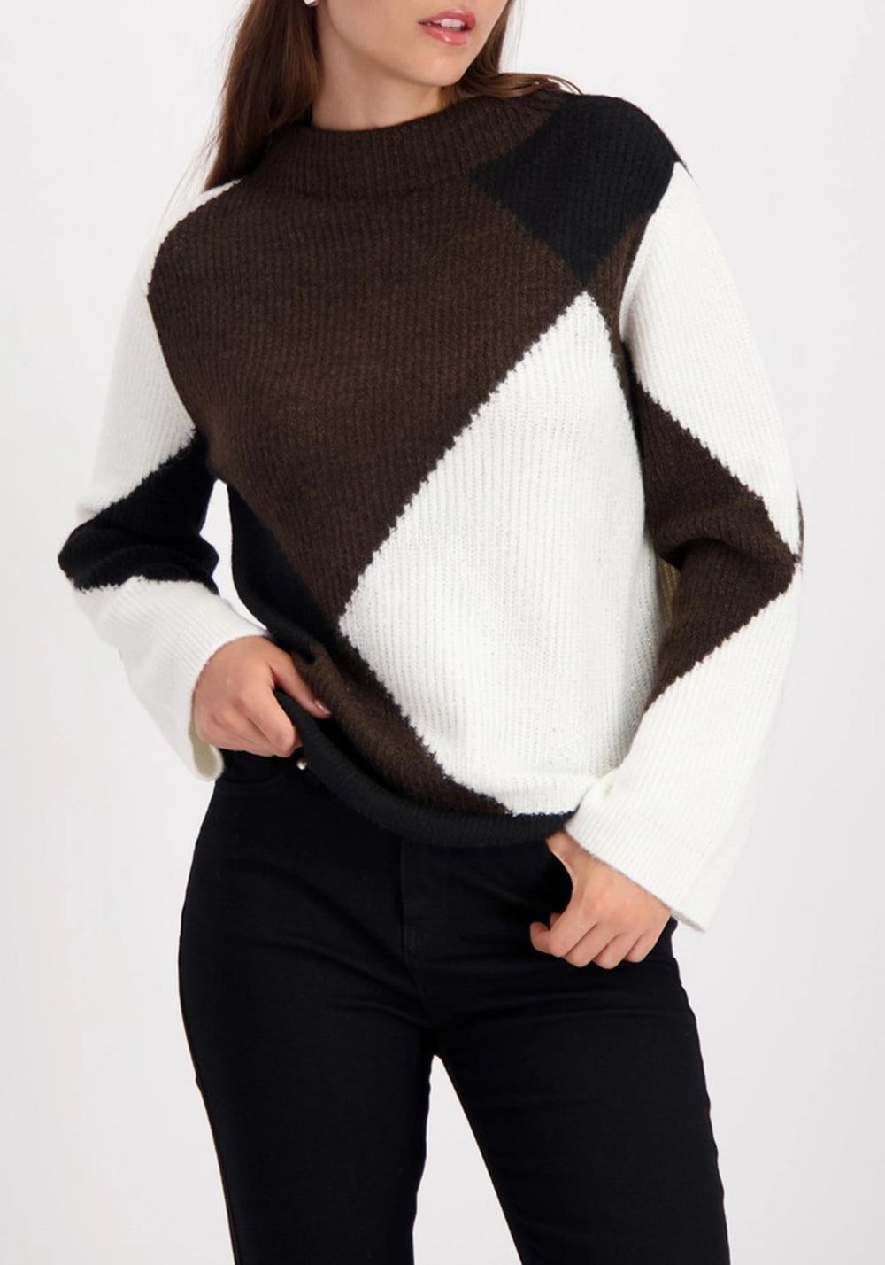 Monari  Diamond Brownie Sweater 809478