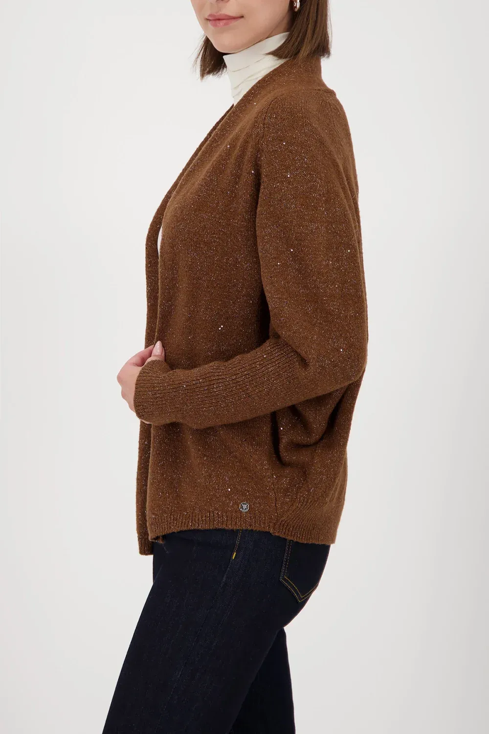 Monari Jacket with Sequins  Whiskey 809651