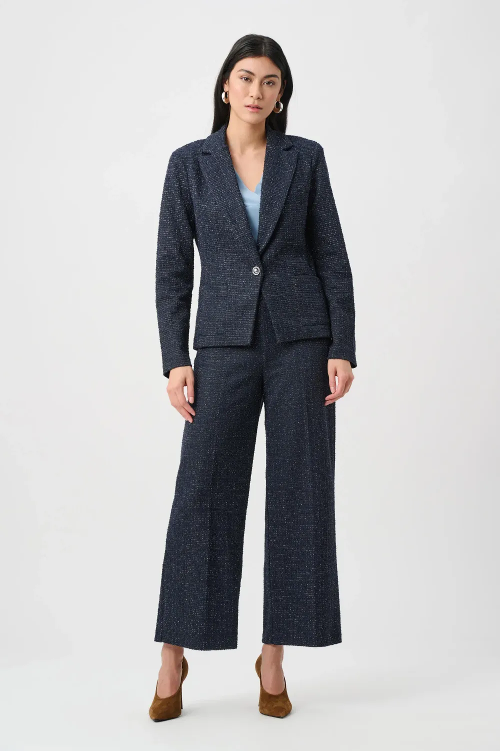 Joseph Ribkoff Lurex Boucle Fitted Blazer 263214